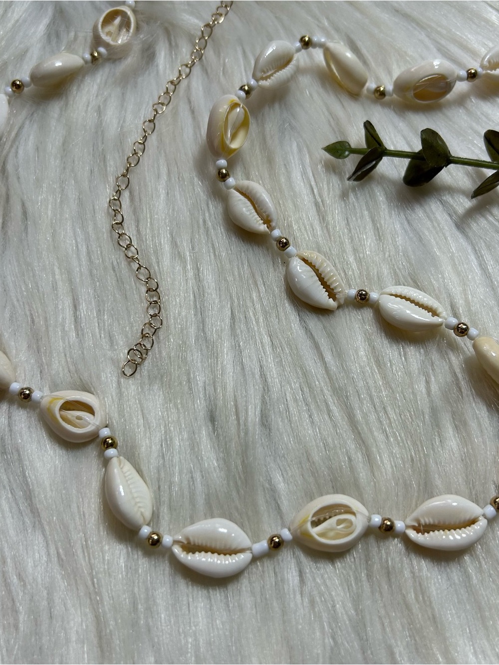 Cowrie Bead Necklace